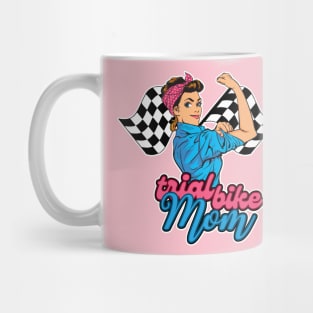 2024 mother's day trial bike mom racing motor cycling sport mommy Mug